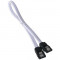 Cablu Bitfenix SATA3 0.3m White