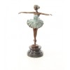 Dansatoare - statueta din bronz pictat pe soclu din marmura BE-44, Nuduri