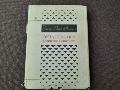 DAN BARBILIAN Opera didactica VOL 1 EDITIE DE LUX RF24/0 foto