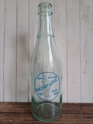 NI581 Sticlă de răcoritoare IJPAM Reșița, perioada comunistă foto