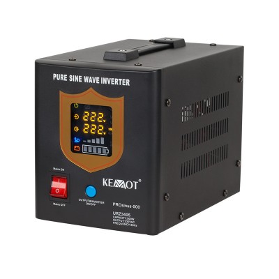 UPS CU SINUS PUR - 12V / 500W / NEGRU foto