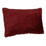 Perna Decorativa de Iarna Bordo cu Model 55x37 cm