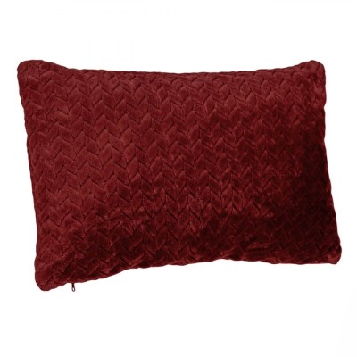 Perna Decorativa de Iarna Bordo cu Model 55x37 cm foto