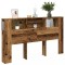 Gossi tablie pat cu dulap lemn vechi 180x18,5x102,5 cm lemn prelucrat