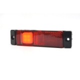Lampa gabarit LED WAS 1236 12V-24V Rosu