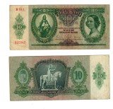 Ungaria 1936 - 10 pengo, circulata