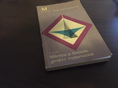 OSKAR BECKER- MARETIA SI LIMITELE MATEMATICII foto