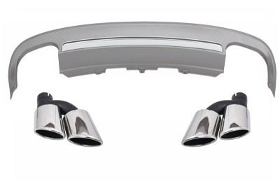 Difuzor Bara Spate cu Ornamente Evacuare Audi A5 8T 2 Usi (2012-2016) S5 Design Performance AutoTuning foto