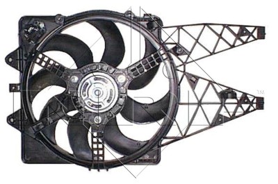 NRF 47252 Ventilator, radiator foto