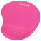 Mouse pad ergonomic cu gel, LogiLink, roz