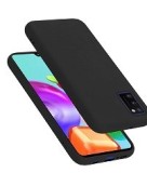 Huse silicon antisoc cu microfibra interior Samsung Galaxy A41 , Negru, Husa