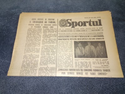 ZIARUL SPORTUL 10 MAI 1983 foto