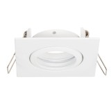 Rama spot Azer GU10 85X85mm, alb, Metsan