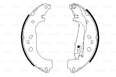 BOSCH 0 986 487 717 Set saboti frana foto
