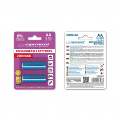 Esperanza EZA103B Baterii reincarcabile Ni-MH AA 2000MAH x2 foto