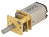 Motor DC cu Transmisie 6V 360mA Ax Crestat D 75:1 Micro Metal Gearmotor Dual