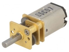 Motor DC cu Transmisie 6V 360mA Ax Crestat D 75:1 Micro Metal Gearmotor Dual
