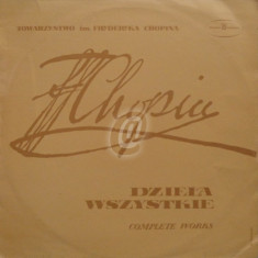 F. Chopin - Complete Works. Valses (Vinil) foto