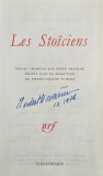 &Eacute;mile Br&eacute;hier / Pierre-Maxime Schuhl, Les Stoiciens, 1962