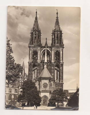 SG7 - Carte Postala - Germania, Der Dom zu Meissen, Circulata 1956 foto