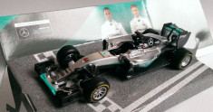 Macheta Mercedes F1 W07 Hybrid Formula 1 2016 Lewis Hamilton - Bburago 1/43 foto