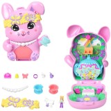 Set de joaca cu papusa si accesorii in gentuta, Polly Pocket, Garden Bunny, JCR40
