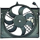 GMV radiator electroventilator Bmw Seria 3 E46, 1998-2006 (320d), Motorizare 2.0 D Diesel, tip climatizare Cu/fara AC, dimensiune 220W/420mm, 3 pini,