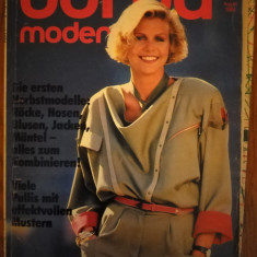 Burda revista moda vintage cu tipare 1984