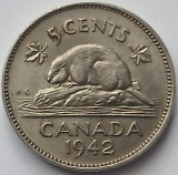 Canada, 5 Cents 1942 George VI