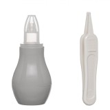 Set Aspirator Nazal Bebe + Penseta Plastic Honeybaby, 2 Bucati, 0+ Luni, Ingrijire Nas Infundat, Igienic si Sigur