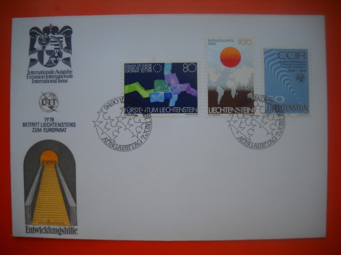 HOPCT PLIC FDC S NR 502 UIT 1978 LIECHTENSTEIN