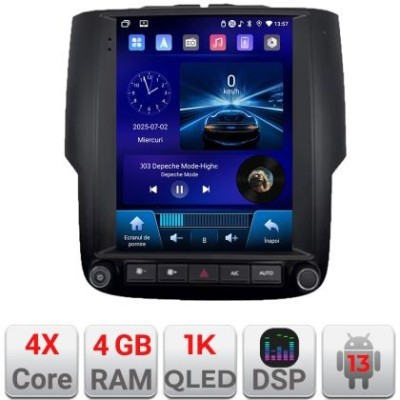 Navigatie Dodge Ram 2013-2018 Edonav Tesla Qled 9.7&amp;quot;,Quad core,4Gb RAM,64Gb Hdd,DSP,Carplay,Android Auto,Bluetooth Incell Display 1K CarStore Technolo foto
