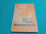 &Icirc;NDRUMĂTOR PENTRU CONSTRUCȚIA ȘI EXPLOATAREA MACARALELOR /1965 *