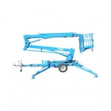 Platforma/nacela pentru lucru la inaltime tip remorca 16m, 200Kg cu telecomanda motor benzina