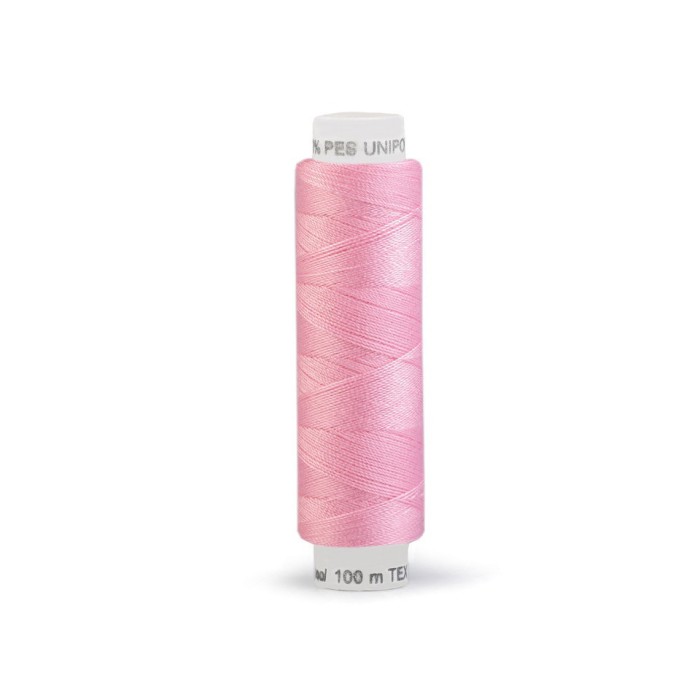 Ata universala poliester Unipoly 100 m, Roz