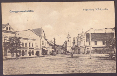 4532 - GHIORGHIENI, Harghita, Market, Romania - old postcard - used - 1931 foto