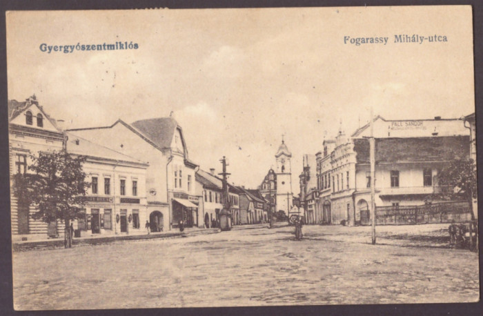 4532 - GHIORGHIENI, Harghita, Market, Romania - old postcard - used - 1931