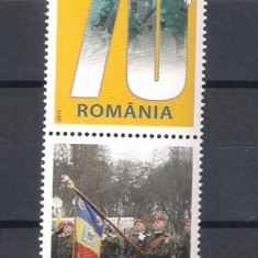 ROMANIA 2015 - ZIUA VICTORIEI, 70 DE ANI - VINIETA 6, MNH - LP 2065a