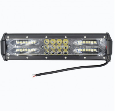 Led bar 4D, 180w, alb 6000k , 12-24v foto