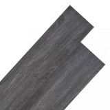 VidaXL Plăci de pardoseală, negru și alb, 5,26 m&sup2;, 2 mm, PVC