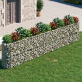 Strat &icirc;nălțat gabion, 470x50x100 cm, fier galvanizat