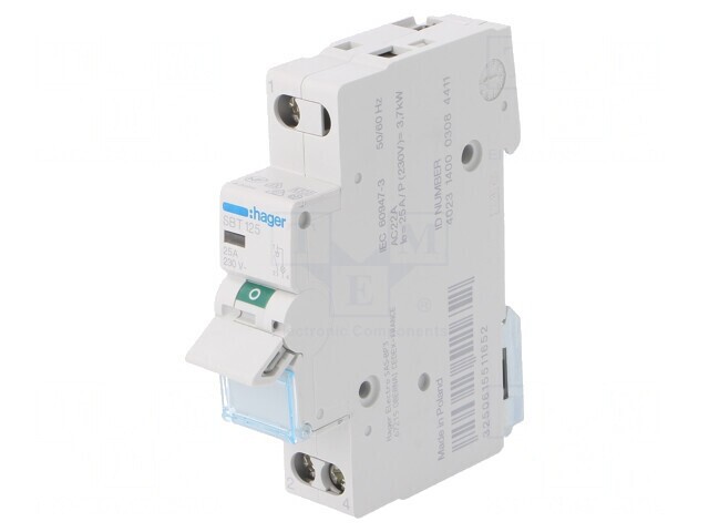 &Icirc;ntrerupător Automat 25A 230V pentru Șină DIN