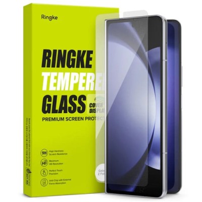 Folie pentru Samsung Galaxy Z Fold5 - Ringke Cover Display Tempered Glass - Clear foto