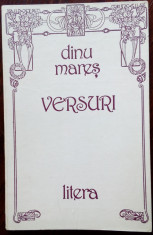 DINU MARES (1905-1944): VERSURI IN LB ROMANA &amp;amp; FRANCEZA (1990, pref. MIHAI SORA) foto