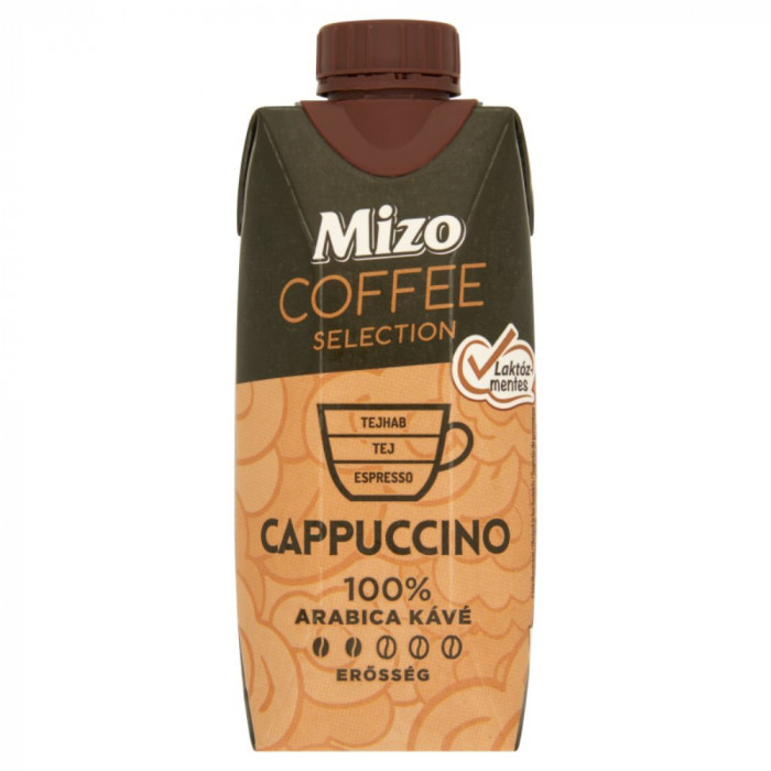 Cappuccino Mizo, 330 ml, Cafea Ambalata, Cafea To Go, Cafea Cappuccino, Cafea Mizo, Cappuccino Mizo, Cappuccino Cafea, Cafea Ambalata, Cafea UHT, Cafe