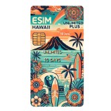 eSIM Hawaii, Unlimited Plus, 10 Days