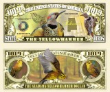 !!! SUA = FANTASY NOTE (TJ6) = ALABAMA , THE YELLOWHAMMER - 2016 - UNC
