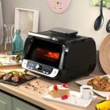 Cumpara ieftin Friteuză cu Aer cu grătar, accesorii și carte de rețete InnovaGoods Fryinn 12-in-1 6000 Negru Oțel 3400 W 6 L