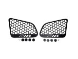 ALM Set ornamente metalice protectie geam spate Dacia Duster I 2010-2018 otel inoxidabil