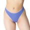 Chilot tanga bumbac elastic, detalii dantelate C1427 - L - Albastru